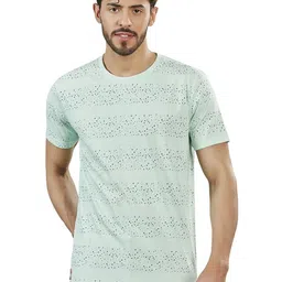 BE POSITIVE Men Abstract Printed Round Neck T-shirt-picture-18