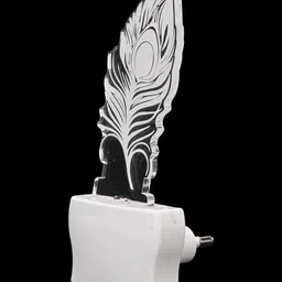 1ST TIME Red & White Acrylic Contemporary Abstract Shaped Shaped Wall Lamp image 2