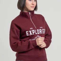 Red Tape Women Printed Sweatshirt image 2