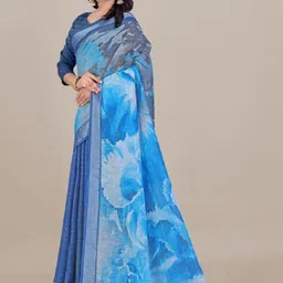 PAYAL CREATION Floral Printed Bandhani Saree image 2