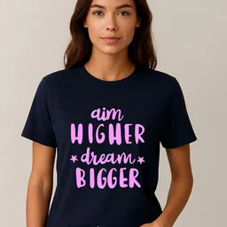 Anikmart Women Typography Printed Pure Cotton T-shirt-picture-20