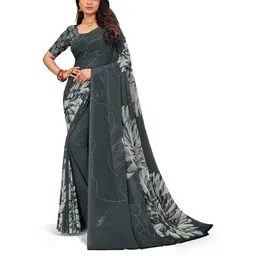 PARVOTSAV Black Polyester Saree-picture-36