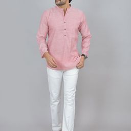 Anouk Rustic Men Thread Work Handloom Pathani Kurta-picture-35