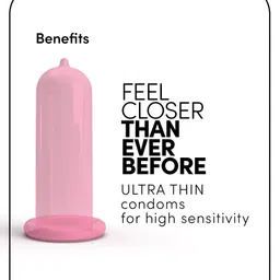 Bold Care Set Of 2 Vibe Chocolate Lube - 50 ml With Ultra Thin Strawberry Condoms - 10 Pcs image 2