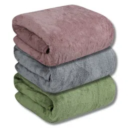 Fezora Green & Grey 3 450 GSM Bath Towel-picture-31