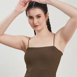 SECRETS BY ZEROKAATA Pack Of 3 Assorted Lightly-Padded Sports Camisole image 5