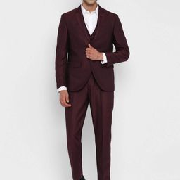 Turtle Men Self Design Pure Cotton Three Piece Party Suits-picture-10