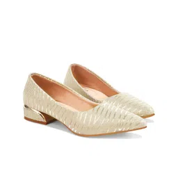 CORSICA Embellished Party Block Pumps with Laser Cuts image 4