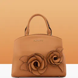 Caprese Women Solid Structured Leather Handheld Bag-picture-40