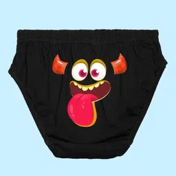 NUSYL Boys Pack Of 3 Printed Pure Cotton Basic Briefs NUBCBRFPO3.0069 image 2