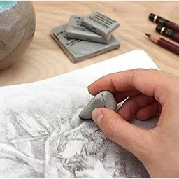 artline Lico Sketching Pencil Pack of 6 + Blending Stump Pack of 6 + Kneadable Eraser Pack of 1 image 4