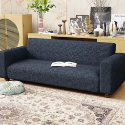 lukzer Polyester Plain 2 Seater Sofa Cover-picture-35