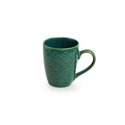 ExclusiveLane Set Of 6 Moroccan Handcrafted Printed Ceramic Coffee Mugs image 2