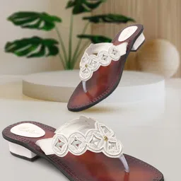 Women PT-K537 Lightweight Comfort Summer Trendy Premium Stylish Party disigin Heels Sandal-image-40