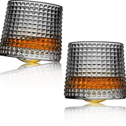 otak 001_Rokating Unique Premium Imported (1 pc.) Glass | A Perfect Gifts to Friends Glass Set Water/Juice Glass image 1