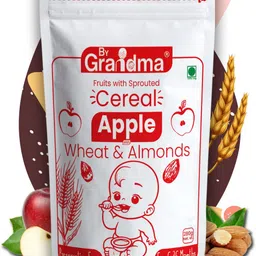 by grandma Baby Food Sprouted Wheat and Apple with Almonds For (6-36Months) Cereal-picture-29