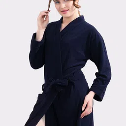 hotgown Navy Free Size Bath Robe-picture-36