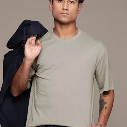 The Roadster Lifestyle Co. Round-Neck Relaxed Fit T-shirt-picture-37