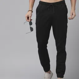 The Roadster Lifestyle Co. Men Regular Fit Solid Pleated Joggers-image-17