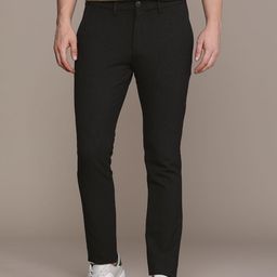 Nautica Men Mid Rise Checked Slim Fit Trousers-picture-30