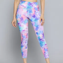 Domyos By Decathlon Women Printed High Waist Training Tights-image-43