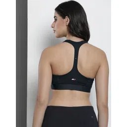Tommy Hilfiger Full Coverage Mid Intensity Tape Racer Back Training Bra P2AWK299 image 4