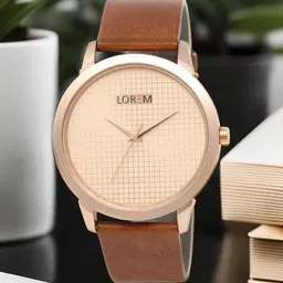 LOREM Men Dial & Straps Analogue Watch LR34-A image 1