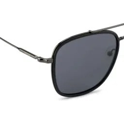 Opium Grey UV Protection Rectangular Sunglasses for men image 4