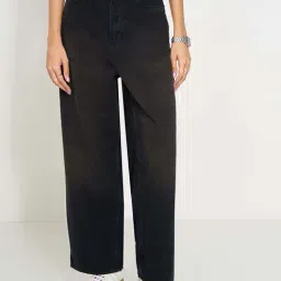 Sf Jeans By Pantaloons Black Loose Fit Jeans-picture-17