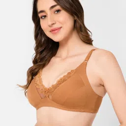 Clovia Brown & Black Full Coverage T-Shirt Bra (Pack Of 2) image 4