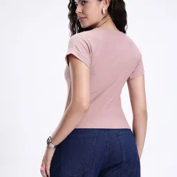 Kook N Keech Self Design T-shirt image 4