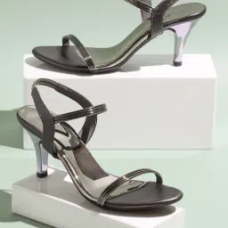 Inc.5 Women's Pewter Ankle Strap Stilettos-picture-38