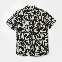 Fame Forever by Lifestyle Kids Black Printed Regular Fit Shirt-image-49
