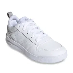 Adidas Kids's Tensaur White Running Shoes-image-0