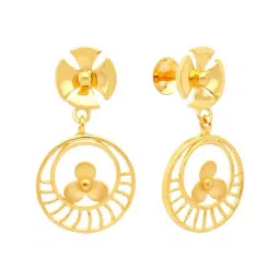 Malabar Gold and Diamonds 22k Gold Earrings for Women-image-40