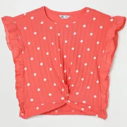 Fame Forever by Lifestyle Kids Coral Cotton Printed T-Shirt-image-20