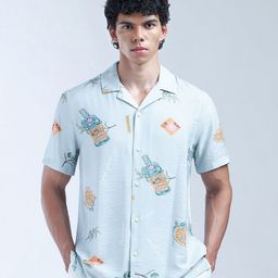 Flying Machine Men Classic Opaque Printed Casual Shirt-picture-44