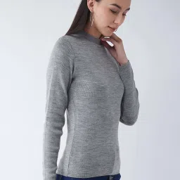 RVK Grey Slim Fit Sweater image 4