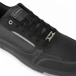 Campus Men's Black & Grey Casual Sneakers image 4