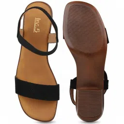 Inc.5 Women's Core Black Ankle Strap Sandals image 4