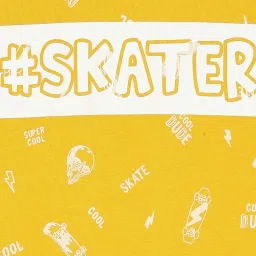 Fame Forever by Lifestyle Boys Mustard Cotton Printed Full Sleeves image 4