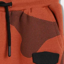 Blue Giraffe Boys Rust Printed 1 Sweatpant image 4