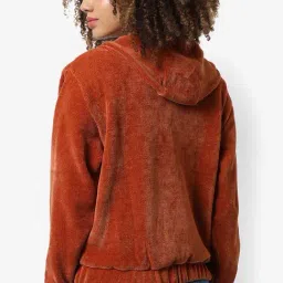 Campus Sutra Rust Regular Fit Sweatshirt image 2