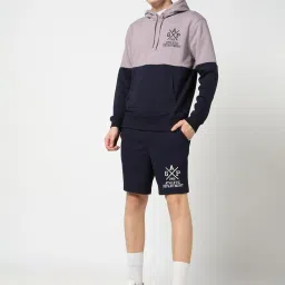 GAP Navy Blue Regular Fit Graphic Shorts image 4