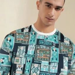 Vimal Jonney Multi Loose fit Oversized Printed T-Shirt image 4