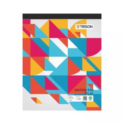 Trison Writing Pad No. 44 - Ruled, Soft cover, 80 sheets, 18x22 cm, 65 GSM - (Pack of 5)-picture-41