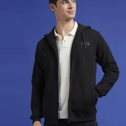 Pepe Jeans Black Regular Fit Hooded Sweatshirt image 4