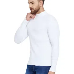 Hypernation White High Neck T-Shirt image 3