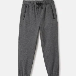 United Colors of Benetton Kids Grey Textured Track Pants & Joggers-picture-31