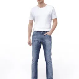 Rare Rabbit Blue Slim Fit Fit Solid Jeans-image-77